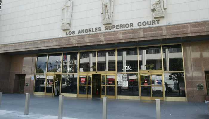 LOS ANGELES- CA, MARCH 2: Los Angeles Superior Court Stanley Mosk Courthouse March 2, 2004 in Los Angeles Hills, California. — AFP