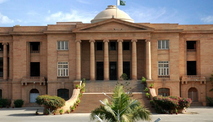 This undated file image shows building of the Sindh High Court in Karachi. —Facebook/High Court of Sindh Karachi