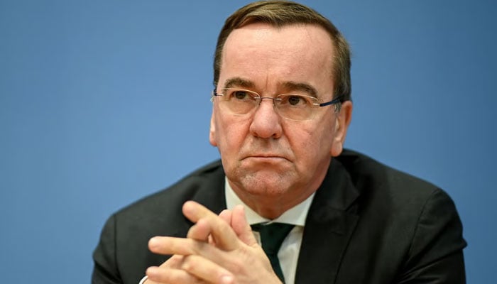 Germany’s Defence Minister Boris Pistorius can be seen in this image. — AFP/File