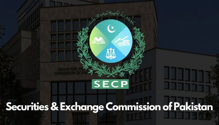 The image shows the logo of the Securities and Exchange Commission of Pakistan (SECP). — APP/File