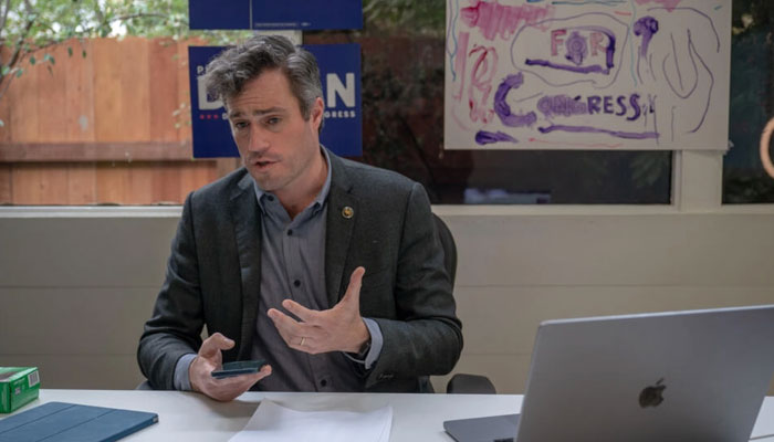 Peter Dixon, a Democratic congressional candidate from Californias Silicon Valley, is using interactive, AI-generated phone calls to voters as part of his campaign. — AFP/File