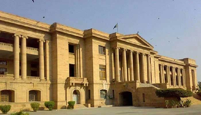 The Sindh High Court building facade can be seen in this file image. — SHC website