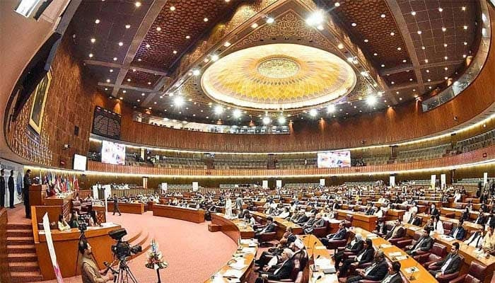 National Assembly during a session in Islamabad. — APP/File