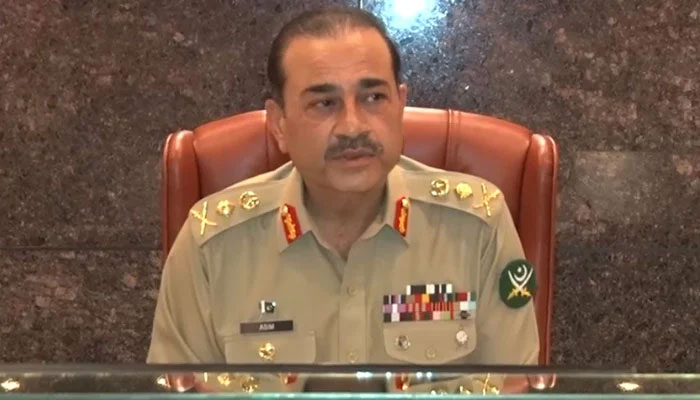 COAS General Syed Asim Munir presides over the 81st Formation Commanders Conference at GHQ, Rawalpindi. — ISPR/File