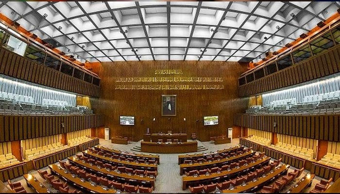 An undated image of the Senate of Pakistan hall. — Facebook/SenateofPakistan/File
