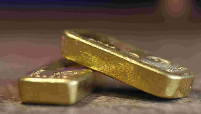 Gold bars can be seen in this image. — AFP/File