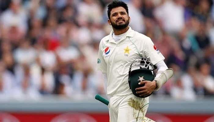 Former Pakistani cricketer Azhar Ali reacts during a match. — AFP/File