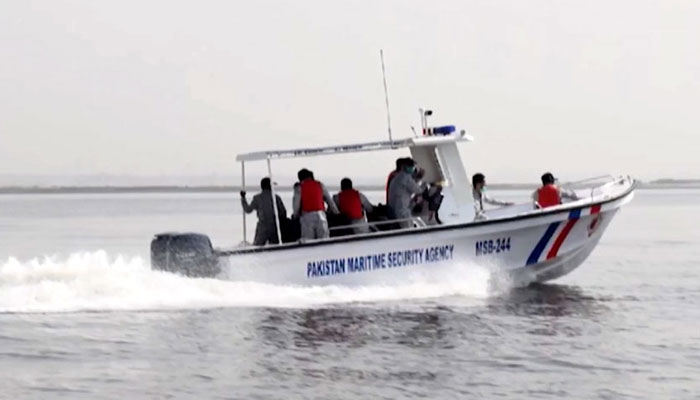 The Pakistan Navy and the Pakistan Maritime Security Agency (PMSA) jointly conducted a search and rescue operation for missing fishermen. — Radio Pakistan/File