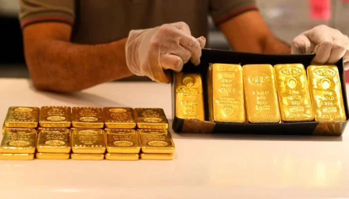 Gold bars are seen in this undated file photo. — AFP/File