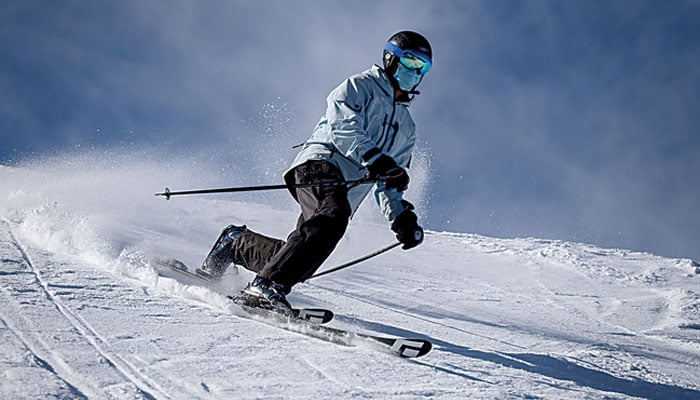This image shows the skiers while skating. — AFP/File