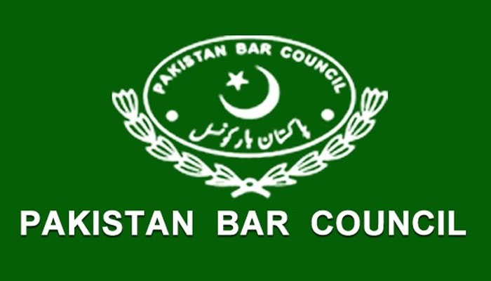 The Pakistan Bar Council logo can be seen in this picture. — Facebook/Pakistan Bar Council