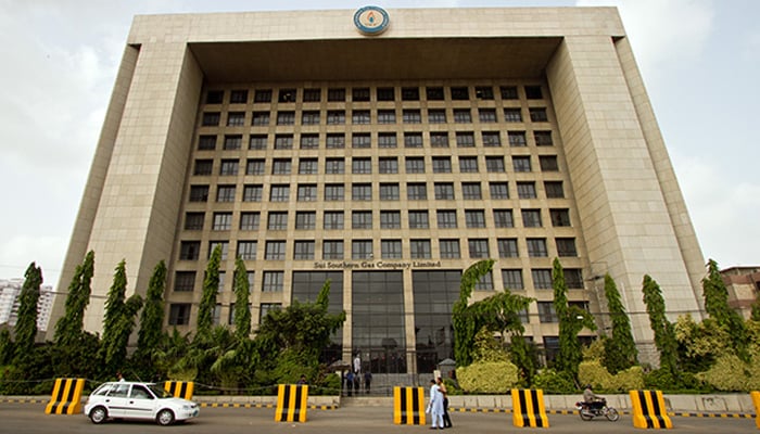 This image shows Sui Southern Gas Company Ltd headquarters in Karachi. — SSGC website/File