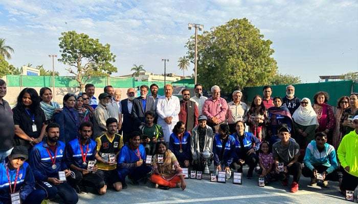A picture from closing ceremony of the Union Club-Essity Tennsion Championship. — SportsLink PK