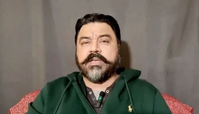 Ex-army officer Adil Raja speaks in this still taken from a video. — YouTube