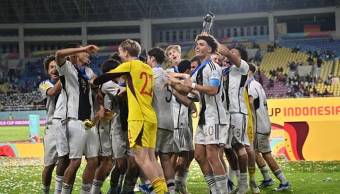 Germany won the last FIFA U17 Mens World Cup in 2023.—AFP/File