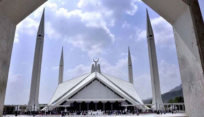 A view of Faisal Mosque in Islamabad. — APP/File