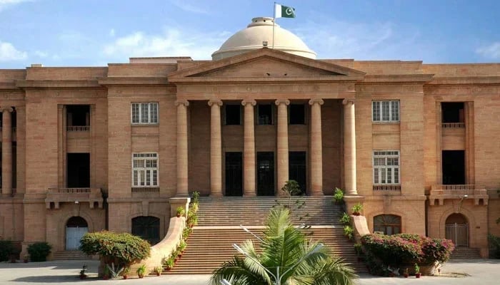 A general view of the Sindh High Court (SHC) building in Karachi. — Facebook/The Sind High Court, Karachi/File
