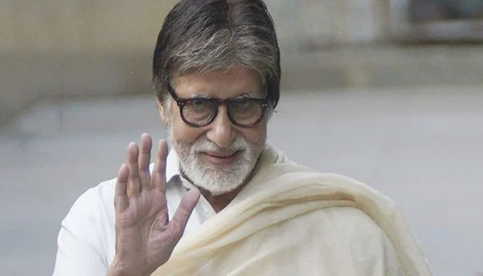 Bollwyood actor Amitabh Bachchan gestures in this undated iamge.—Bollywood Hungama/File