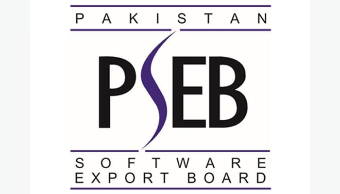 This image released on May 20, 2023, shows the logo of the Pakistan Software Export Board (PSEB). — Facebook/Pakistan Software Export Board