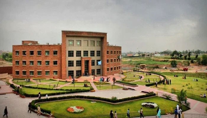 A general view of the Quaid-Azam-University building. — APP/File