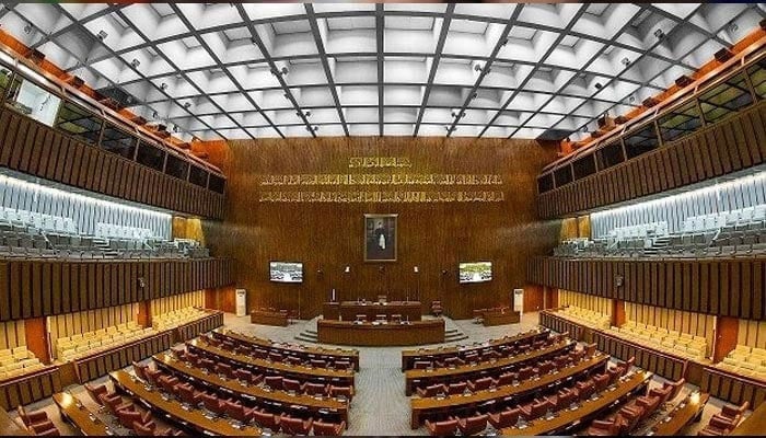 Inside view of the Senate of Pakistan. — APP/File