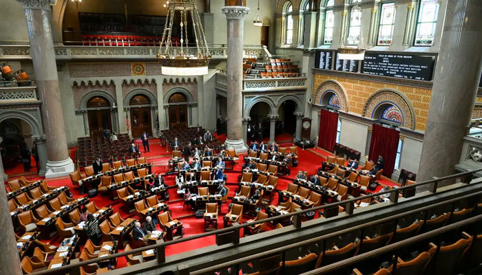 An inside view of the New York State Assembly. — Cindy Schultz/The New York Times/File