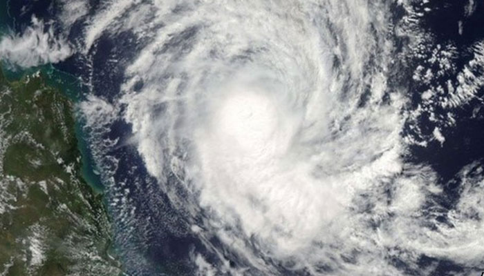 This image shows the tropical cyclone Nathan. — AFP/File