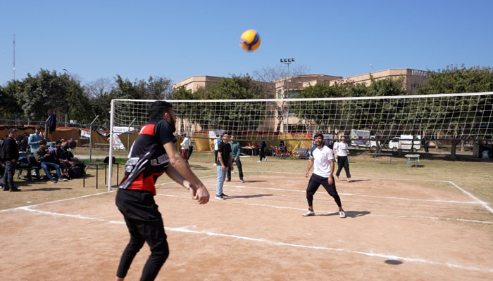 Students play basketball during Olympiad 24 (NOL) in spring 2024 hosted by NUST this image released on March 18, 2024. — Facebook/NUST