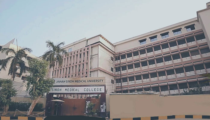 Jinnah Sindh Medical University building is seen in this image. — Facebook/Jinnah Sindh Medical University/File