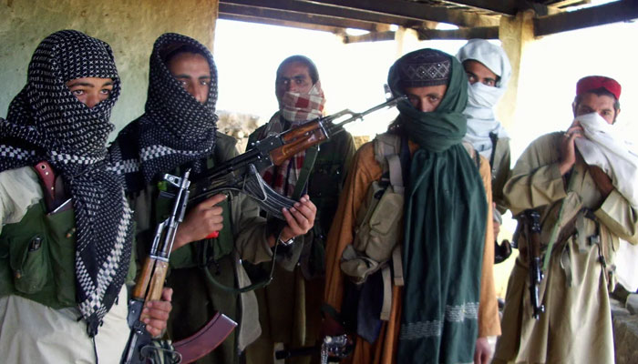Armed members of the banned Tehreek-e-Taliban Pakistan (TTP) pose for a picture in this undated image. — AFP/File