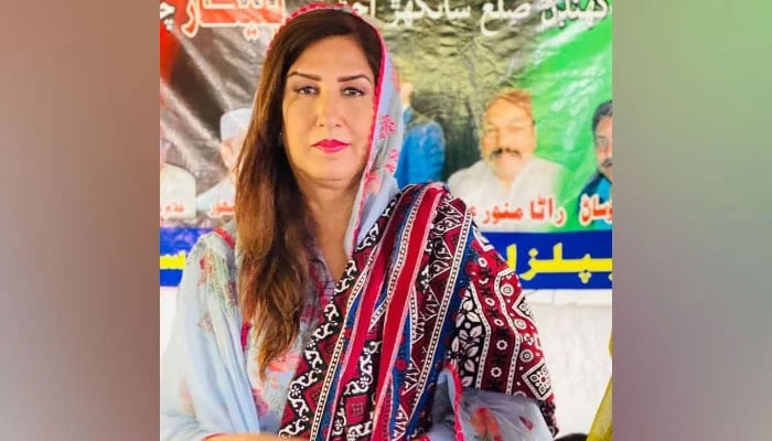 This image released on July 23, 2023, shows the vice president of Pakistan Hockey Federation (PHF) and MNA Shehla Raza. — Facebook/Syeda Shehla Raza
