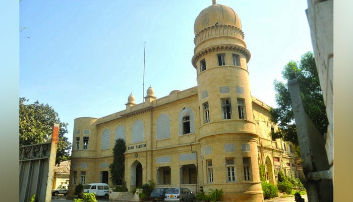 Radio Pakistan’s historical building located on MA Jinnah Road. — Heritage of Sindh Website/File