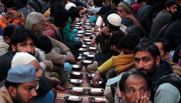 Faithful Muslims are breaking the fast (Iftar) during the Holy month of Ramadan on March 12, 2024. — PPI