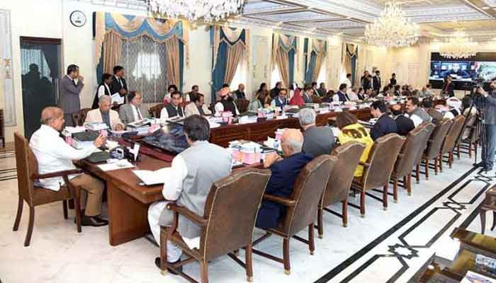 A federal cabinet meeting under the chairmanship of Prime Minister Shehbaz Sharif is underway. — APP/ File