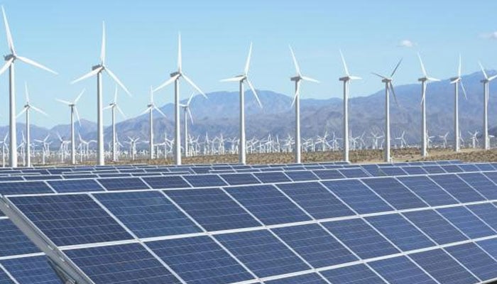 A representational image of a renewable energy farm in California, USA. — AFP/File