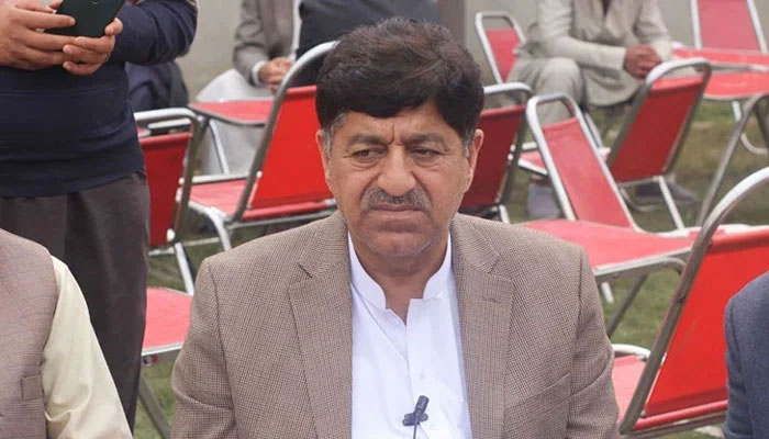 Provincial Minister for Food Zahir Shah Toru seen in this image released on March 10, 2024. — Facebook/Zahir Shah Toru