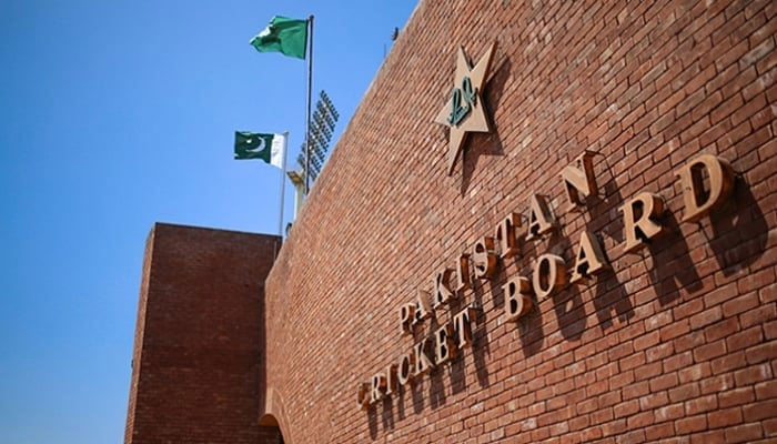 Pakistan Cricket Board Logo can be seen in this image — PCB website/File