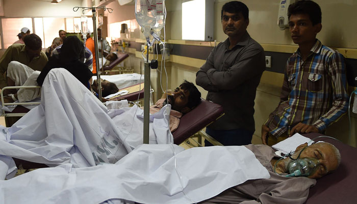 A representational image showing patients undergoing treatment in a hospital. — AFP/File