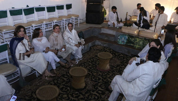People attend Ramazan Soiree at SEP House hosted Huma Nassr Founder of Shan-e-Pakistan Group in Karachi on March 24, 2024. — Facebook/Abdul Hameed Aslam