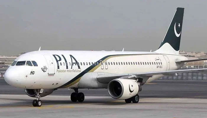 A Pakistan International Airlines (PIA) aircraft at an airport. — Radio Pakistan/File