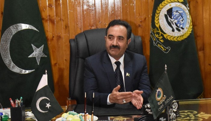 Chief Court Gilgit Baltistan’s Chief Justice Ali Baig seen in this image. — GILGIT-BALTISTAN CHIEF COURT Website/File