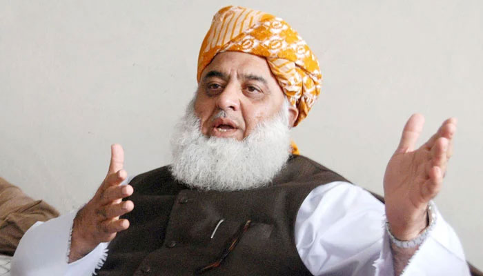 Jamiat Ulema-e-Islam (JUI-F) Emir Maulana Fazlur Rehman. — INP/File
