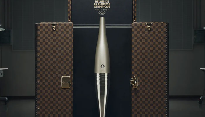 The Louis Vuitton trunk for the Olympic Torch seen in this picture. — Louis Vuitton/File