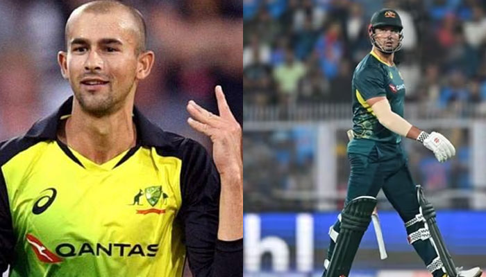 Aussie players Ashton Agar (left) and Marcus Stoinis (right) seen in this collage.—AFP/File