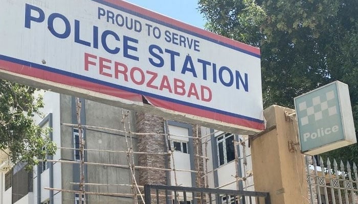 Representational image of the Ferozabad police station in Karachi. — The News/File