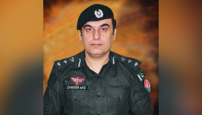 District Police Officer (DPO) Mardan,Zahoor Babar Afridi. — X/@MansehraPolice/File