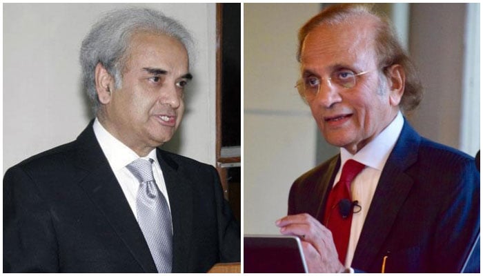 Combo shows Justice (R) Nasirul Mulk and Justice (R) Tassaduq Hussain Jillani. — APP/File