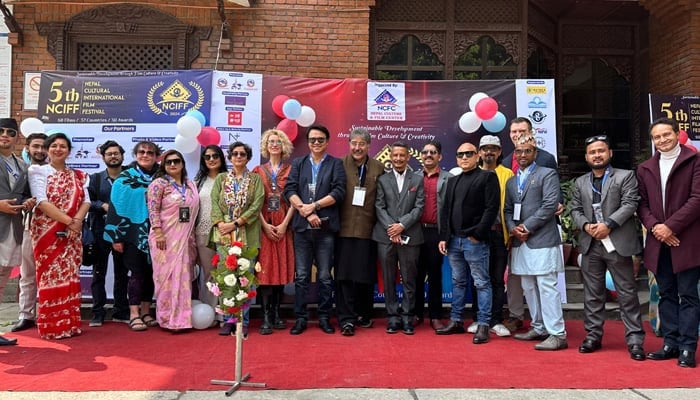 Mahera Omar’s documentary film ‘Sometimes Even the Shore Drowns’ screens at the 5th Nepal Cultural International Film Festival in Kathmandu on March 30, 2024. — Geo tv