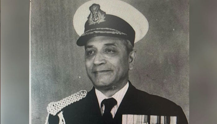 Former Chief of the Naval Staff of India Laxminarayan Ramdas. — X@Indiannavy/File