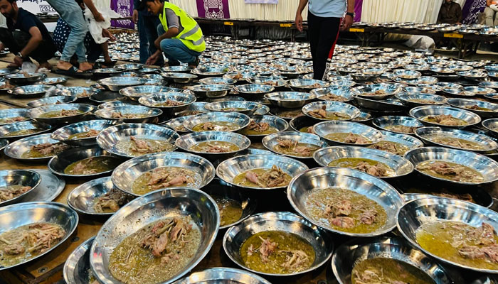 The image released on April 9, 2022 shows Sehri meals being readied to be served. — Facebook/jdcfoundationpk